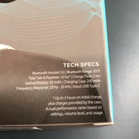 FINAL PRICE! ART+SOUND BLUETOOTH TRUE WIRELESS PRO EARBUDS NIP - Picture 4 of 4